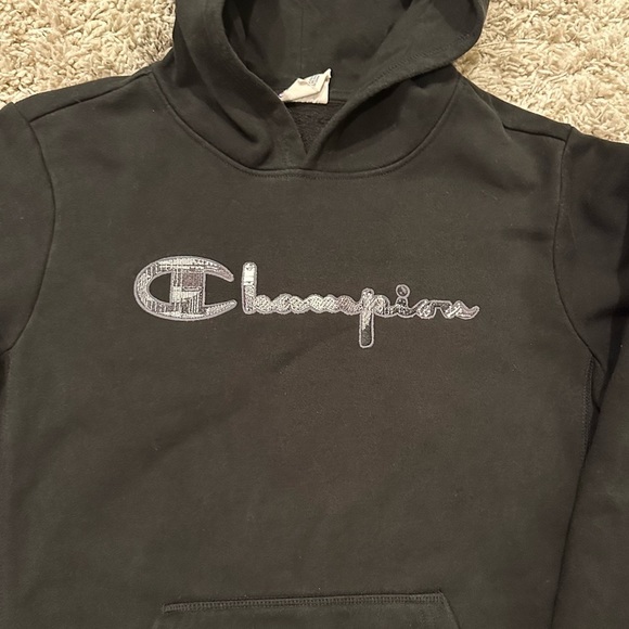 Champion Boys Sweatshirt, Black, Boys Size XL - Picture 4 of 4